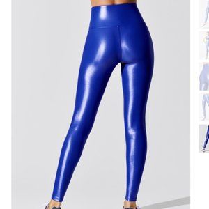 New Carbon38 Royal Blue Leggings Sz S